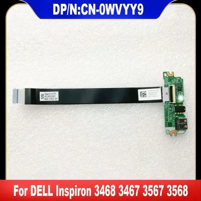 Main image of 0WVYY9 For Inspiron 3468 3467 3567 3568 Laptop USB Audio Board With Cable 16A07-1