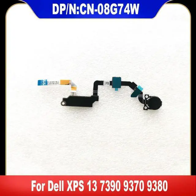 Main image of 08G74W For XPS 13 7390 9370 9380 Laptop Fingerprint Reader Button Board Module Power Button