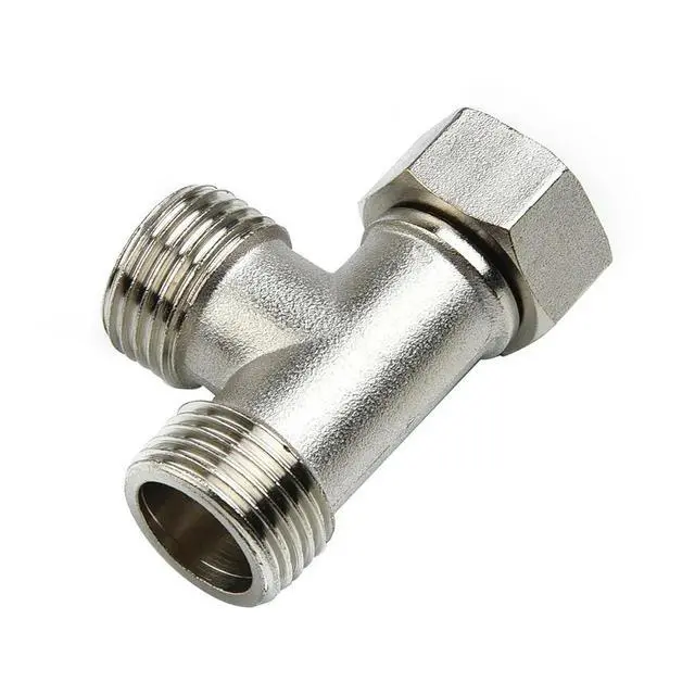 Alt view image 2 of 3 - 2020 High quailty Diverter Valve G1/2\" Hand shower Home Attachments Shower Shower arm T Adapter T-Valve Toilet