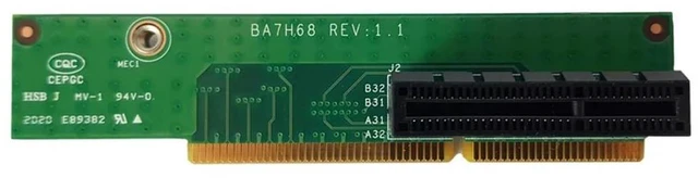 Alt view image 2 of 3 - 01AJ929 For ThinkCentre M720q M920q M920x P330 Tiny Workstation Pcie4 Riser Card BA7H68 REV:1.1