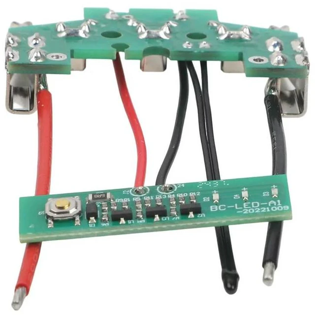Alt view image 2 of 3 - For Bosch 18V BAT610 Circuit Board Protection 4.3x7.5x0.7cm Assembly Li-Ion Spare Parts 1PCS Accessories