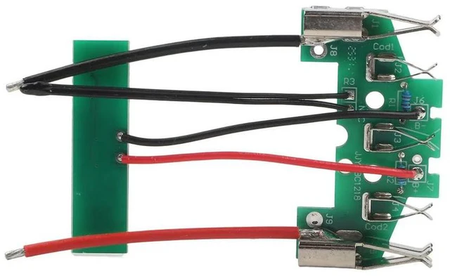 Alt view image 3 of 3 - For Bosch 18V BAT610 Circuit Board Protection 4.3x7.5x0.7cm Assembly Li-Ion Spare Parts 1PCS Accessories
