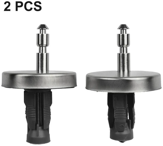 Main image of Accessories Toilet Seat Hinge Top Close 45mm Hinge Pair Replacement Soft Release Quick Stainless Steel Practical
