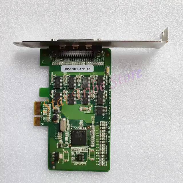 Alt view image 3 of 3 - CP-168EL-A V1.1.1 CP-168EL-A 8-Port RS-232 Multi Serial Card PCI-E Interface V1.1.1