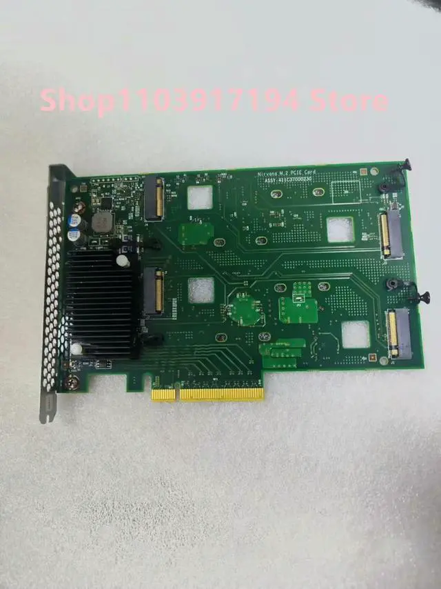 Main image of 72NYR NVME card Supports 4 M.2 SATA hard drives. M.2 pcie adapter for hard disk