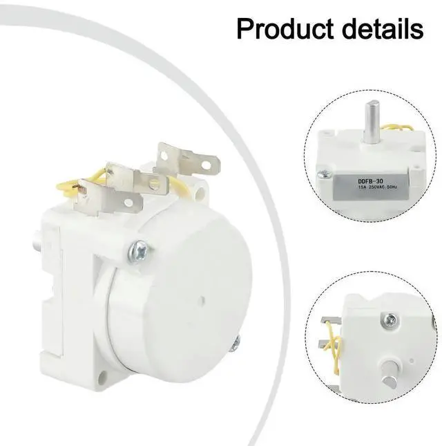 Alt view image 3 of 3 - DDFB30 Timer Switch for Electric Pressure Cookers and Air Fryers Compact Design with 3 Pins Sturdy l and Plastic