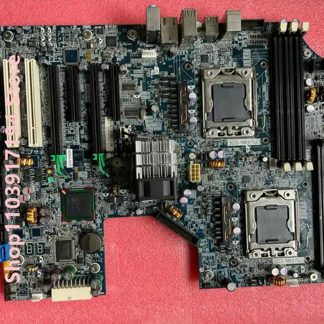 Alt view image 2 of 2 - Z600 X58 Two-way motherboard 461439-001 591184-001
