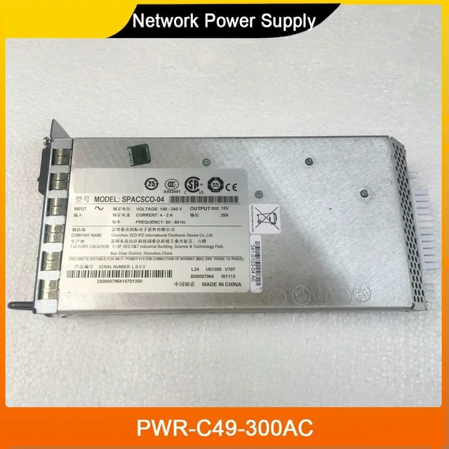 Main image of PWR-C49-300AC WS-C4948 4948-10GE Network Power Supply Fast Ship