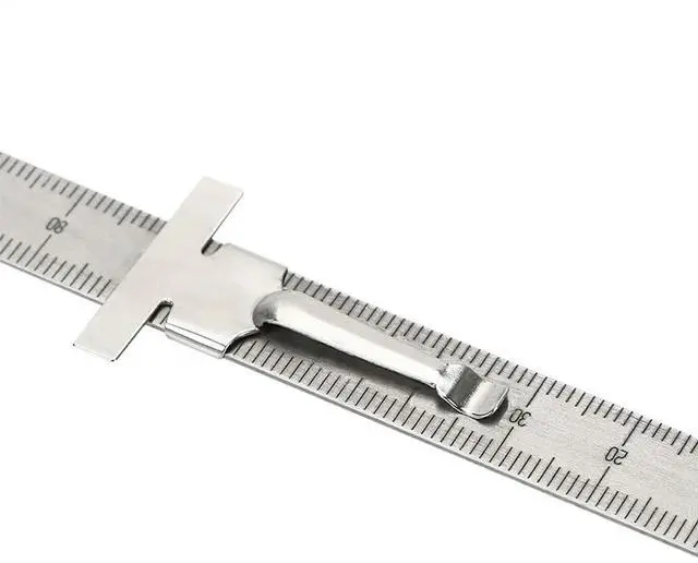 Main image of Stainless Steel Wedge Taper Ruler for Bore Measuring and Aperture Reading with Simple Structure and Standard Reading