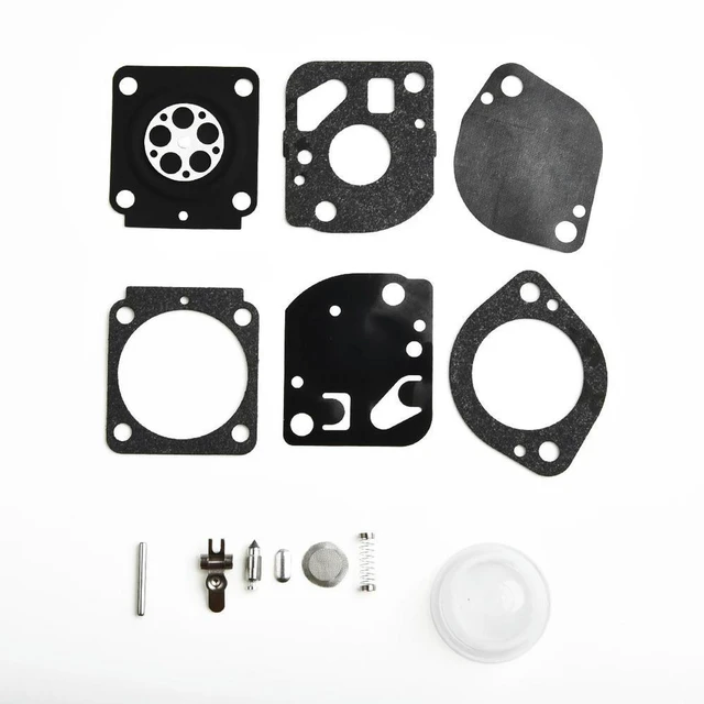 Alt view image 2 of 3 - Replacement Carburetor String Trimmer Parts Rebuild Air Filter Engines FS87 HT100 HT101 KM100 Fuel Line Kit