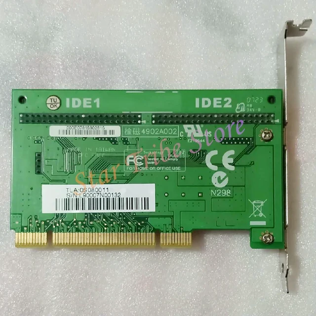 Alt view image 2 of 3 - Ultra133 TX2 IDE Array Card Hard Disk Expansion Card RAID Card Ultra 133 TX2