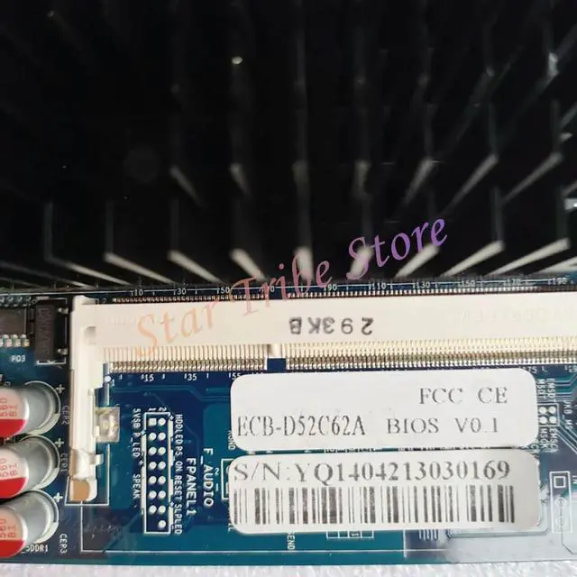 Alt view image 3 of 3 - ITX-IP5MI816 EBC-D52C62A D525 Integrated CPU Industrial Control Computer Equipment Motherboard