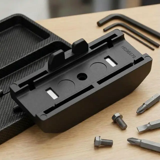 Alt view image 3 of 3 - Set of 2 Magnetic Bit Holders with Screws for Cordless Drill Driver and Wrench Compatible with For 10 8V 14 4V 18V