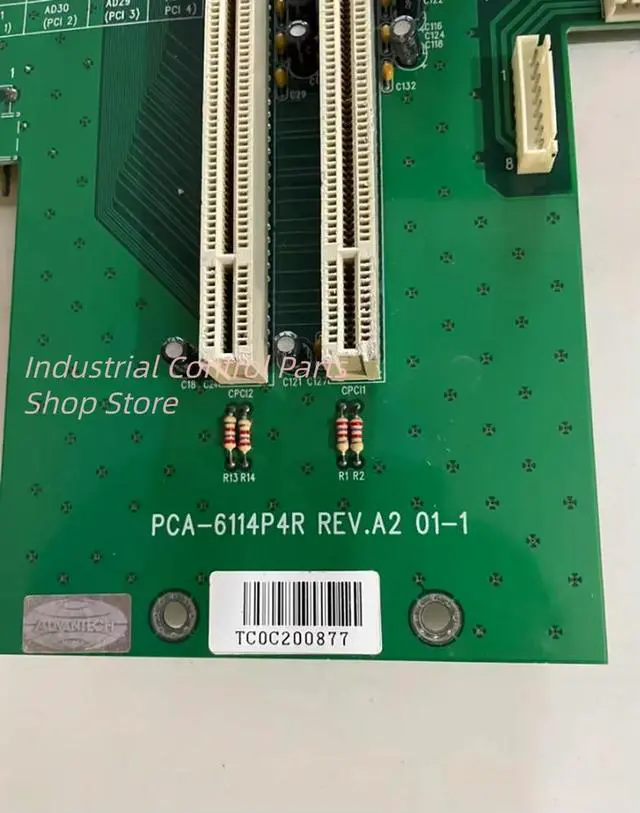 Alt view image 2 of 2 - PCA-6114P4R REV.A2 industrial control backplane