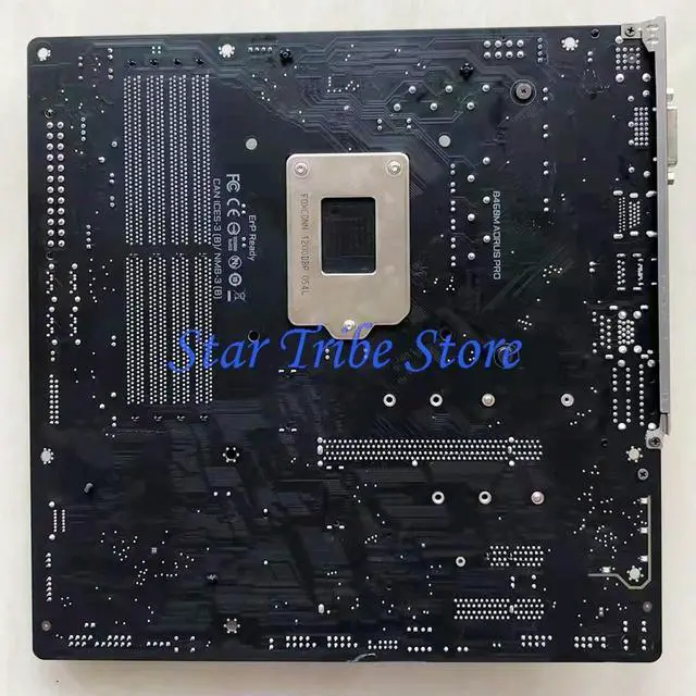 Alt view image 3 of 3 - GA B460M PRO B460 LGA 1200 4×DDR4 128GB PCI-E 3.0 Micro ATX Desktop Motherboard