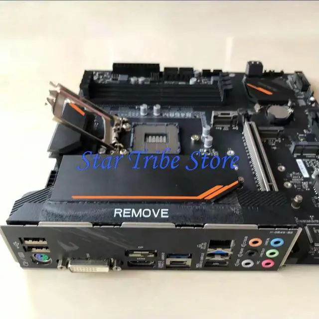 Alt view image 2 of 3 - GA B460M PRO B460 LGA 1200 4×DDR4 128GB PCI-E 3.0 Micro ATX Desktop Motherboard