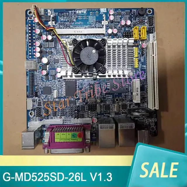 Main image of G-MD525SD-26L V1.3 Dual Gigabit Ethernet Port Integrated CPU17×17 Computer Motherboard