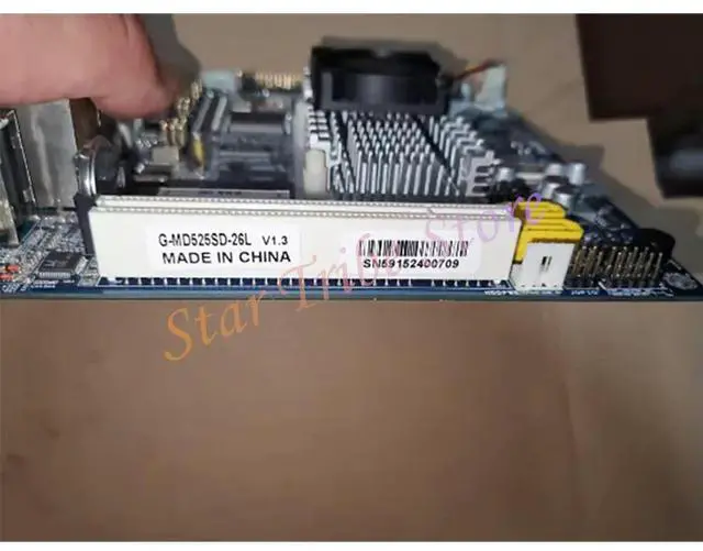 Alt view image 3 of 3 - G-MD525SD-26L V1.3 Dual Gigabit Ethernet Port Integrated CPU17×17 Computer Motherboard