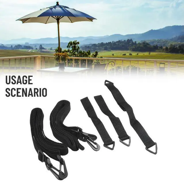Main image of For Parasols Fixed Strap Adjustable Easy To Install Flexible Polyester Stable Widely Applicable