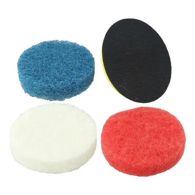Alt view image 2 of 3 - 5pcs Buffing Sponge Pad Set 4Inch Car Polishing Pad Kit Auto Buffing Waxing With Drill Adaptor For Car Cleaning Polishing Tools