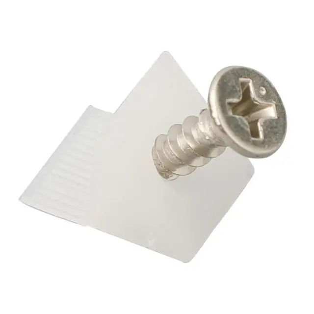 Alt view image 3 of 3 - Practical Drawer Bottom Screws Support 100pcs 15*13*9mm Accessories Bottom Corner Code Drawer Fixing