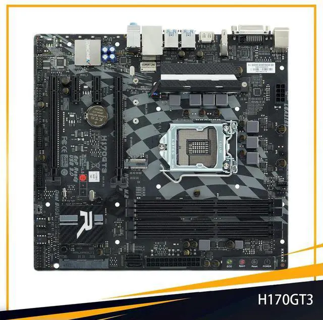 Main image of H170GT3 H170 LGA 1151 DDR4 USB 3.0 USB 2.0 Micro ATX Motherboard