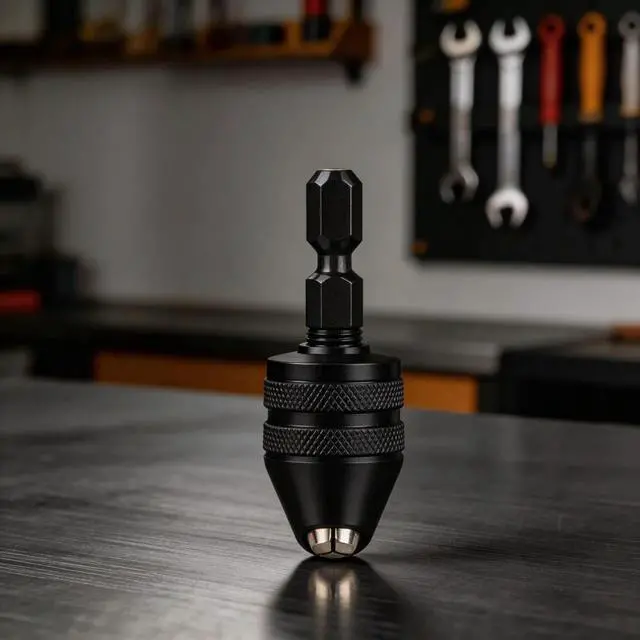 Alt view image 2 of 3 - 49mm Keyless Drill Chuck Compact Drill Chuck For Professional Use Twist Drill Chuck Secure Locking Keyless Tightening