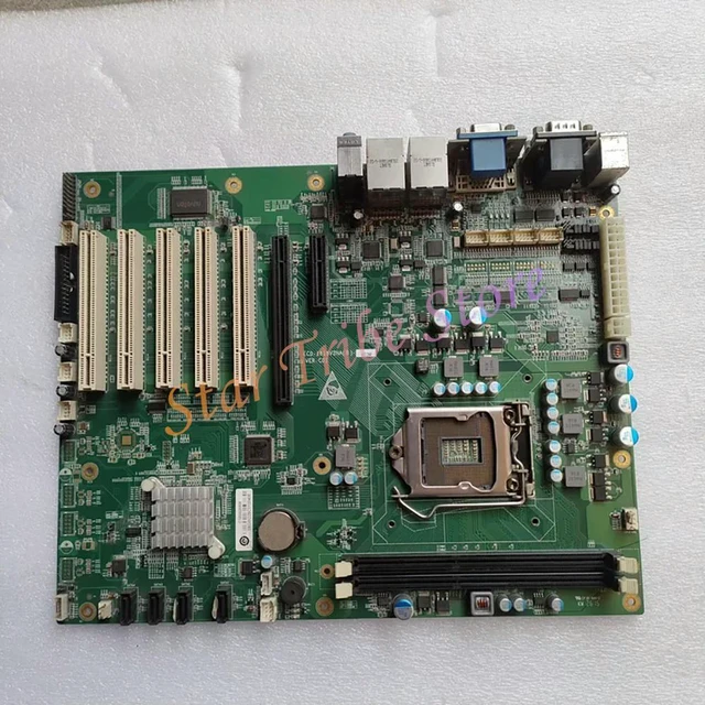 Alt view image 2 of 3 - ECO-1816V2NA(B)-6COM 5PCI Dual-NIC Motherboard