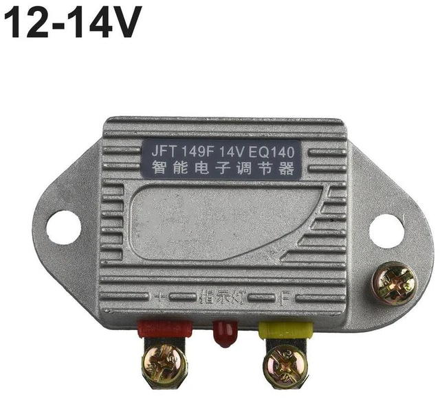 Alt view image 3 of 3 - JFT149F Aluminum Alloy Voltage Regulator for EQ140 Generator Charging Systems and Diesel AVR Voltage Adjustment Needs