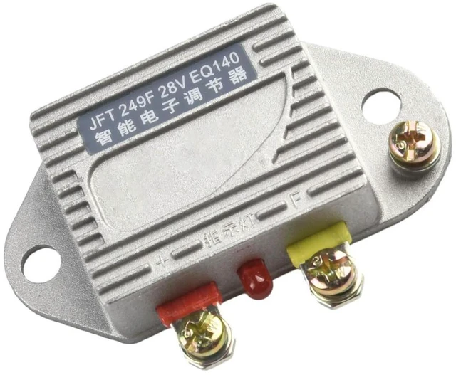 Alt view image 2 of 3 - JFT149F Aluminum Alloy Voltage Regulator for EQ140 Generator Charging Systems and Diesel AVR Voltage Adjustment Needs