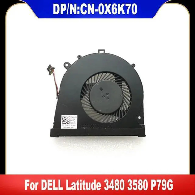 Main image of 0X6K70 For Latitude 3480 3580 Laptop Cooling Fan Cooler Fan Heatsink Radiator CN-0X6K70 X6K70