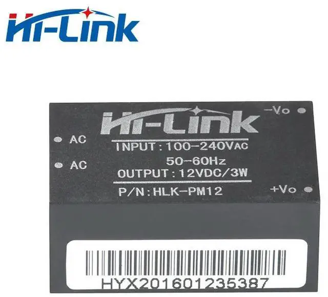 Alt view image 2 of 3 - High precision power supply module 220v 12v 3w voltage-stabilizing isolating switch power supply module hlk-pm12