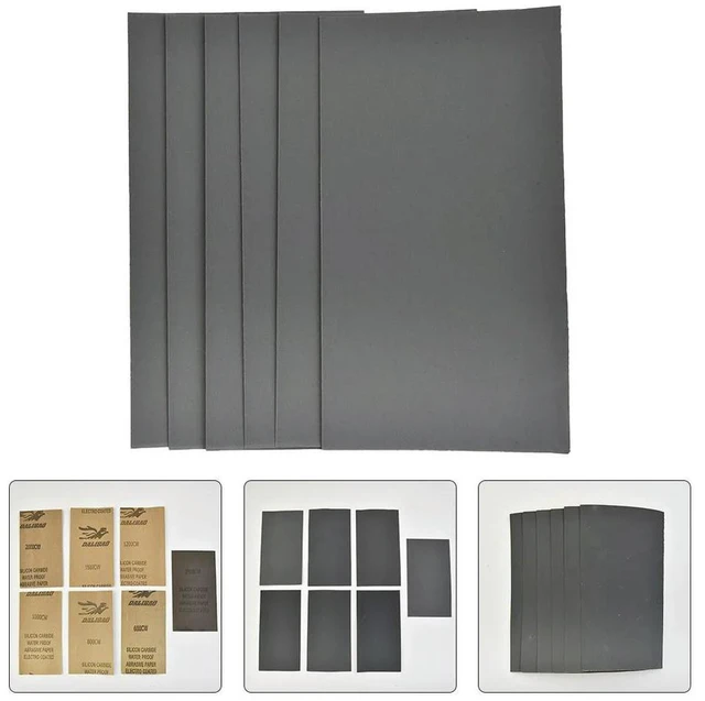 Alt view image 3 of 3 - 3\\\"*5-1/2\\\" Sandpaper Sandpaper Wet/Dry 600/800/1000/1200/1500 Grit 600/800/1000/1200/1500/2000/2500 Grit Anti-blocking
