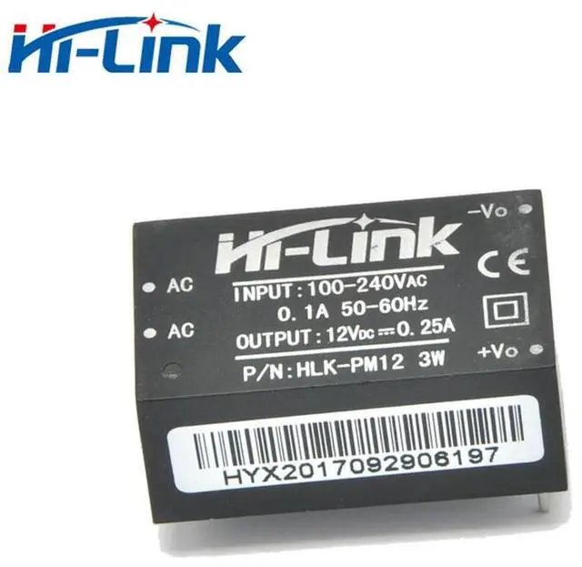 Main image of AC DC isolated switching step down power supply module AC DC converter HLK-PM12