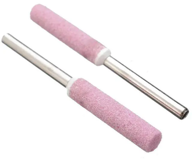 Alt view image 2 of 3 - 5Pcs 5/32\" Chain Saw Grinding Head Diamond Grinder Sharpener Grinder Files For Craftsman For 1/4" Pitch 3/8"LP Pitch Chainsaws