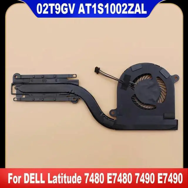 Main image of 02T9GV For Latitude 7480 E7480 7490 E7490 Laptop Cooling Fan Cooler Fan Heatsink CN-02T9GV 2T9GV AT1S1002ZAL