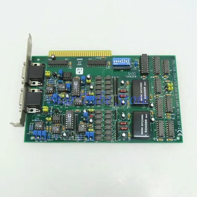 Alt view image 3 of 3 - PCL-728 REV.A1 Data Capture Card 12 Bit 2-Channel Isolated Analog Output ISA Card
