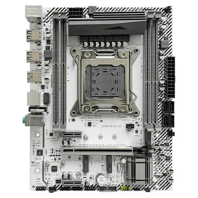 Alt view image 3 of 3 - X99M-PLUS D3 LGA 2011-V3 DDR3 128GB PCI-E 3.0 Micro ATX Motherboard Fast Ship X99