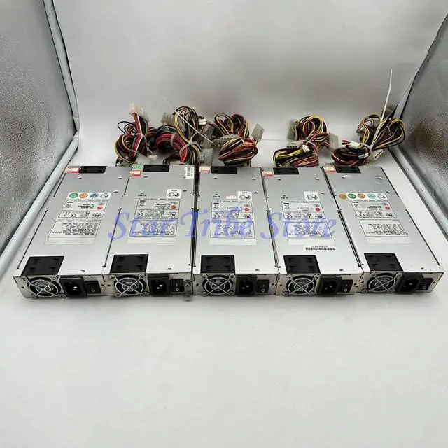 Alt view image 3 of 3 - 1 Pcs 1U 400W Server Power Supply P1H-6400P 1U 100-240V +5V 25A +12V 12A +3.3V 20A