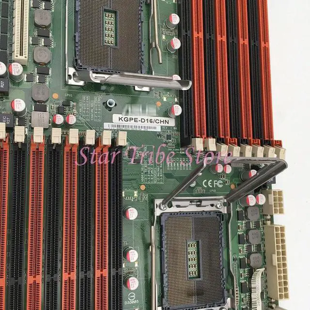 Alt view image 3 of 3 - A620R-G KGPE-D16/CHN G34 2-Way Motherboard - Fast Shipping