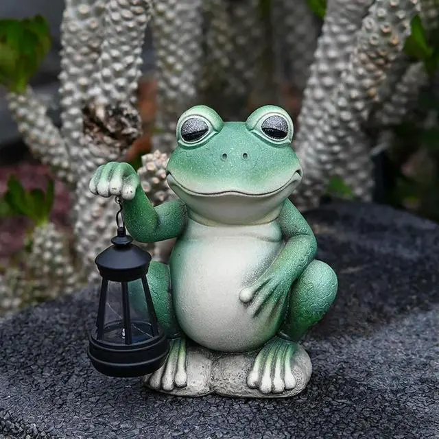 Alt view image 2 of 3 - Unique Solar Garden Ornament Patio Solar Ornament Solar Garden Light Energy Efficient Lighting Automatic Night Illumination
