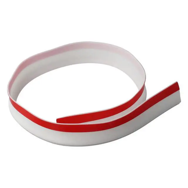 Alt view image 2 of 3 - Bathroom Use 4.5cm Width * 1.5cm Height Water Barrier Strip Silicone Shower Tray Sealing Strip Sealing Performance