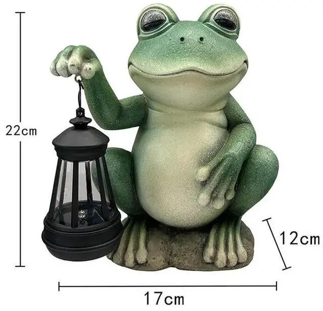 Alt view image 3 of 3 - Unique Solar Garden Ornament Patio Solar Ornament Solar Garden Light Energy Efficient Lighting Automatic Night Illumination