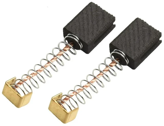 Alt view image 3 of 3 - For Parkside PBH 1500 A1 Motor Brushes Long Life Carbon Brushes Set Long Lasting Brushes Coal Grinding Brushes