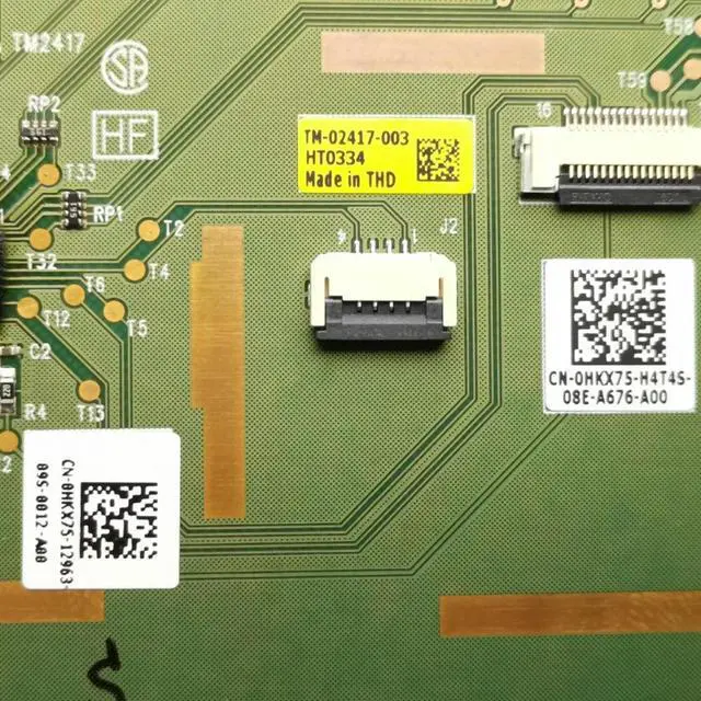 Alt view image 2 of 2 - For 13 14 15 17 18 R1 R2 R3 R4 0HKX75 HKX75 Touchpad Mouse Button Board