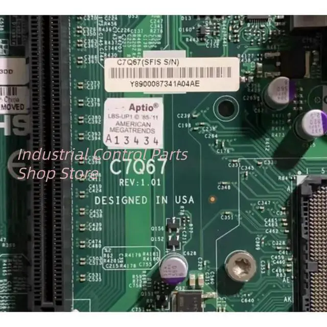 Alt view image 2 of 2 - C7Q67 1.01 Single-channel 1155-pin industrial control equipment motherboard
