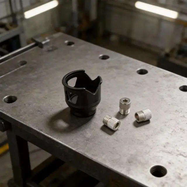 Alt view image 3 of 3 - Black Drilling Locator Adjustable Depth Mechanism Aluminum Alloy Construction Furniture Making For Furniture Making