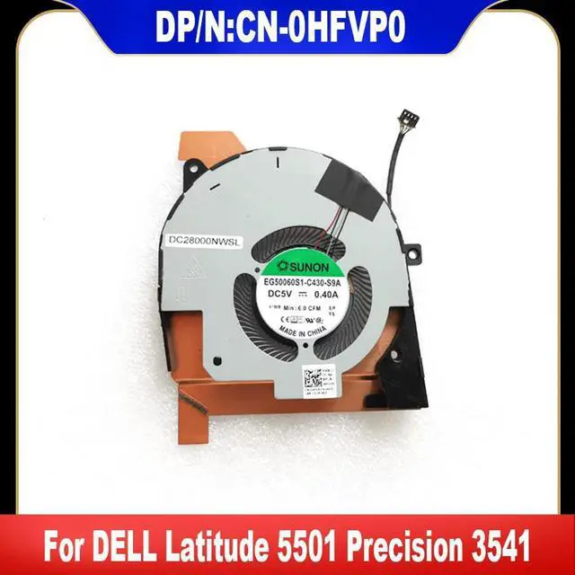 Main image of 0HFVP0 For Latitude 5501 Precision 3541 Cooling Fan CN-0HFVP0 HFVP0