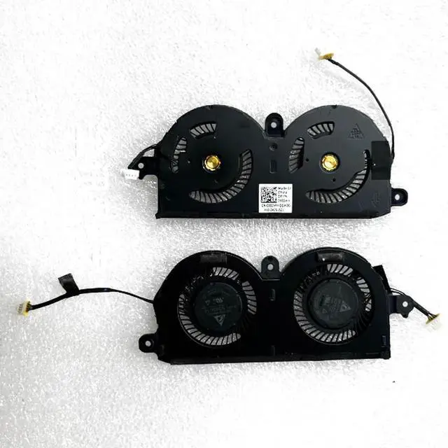 Alt view image 2 of 3 - 0980WH For XPS 13 9370 9380 P82G Laptop Cooling Fan DC05V 0.4A Cooler Fan CN-0980WH 980WH Heatsink Radiator