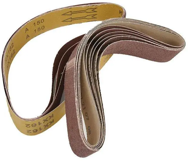 Main image of Take Your Sanding to the Next Level with 10pcs Grit 40mm x 680mm Sanding Belts Set, Suitable for Angle Grinder Belt